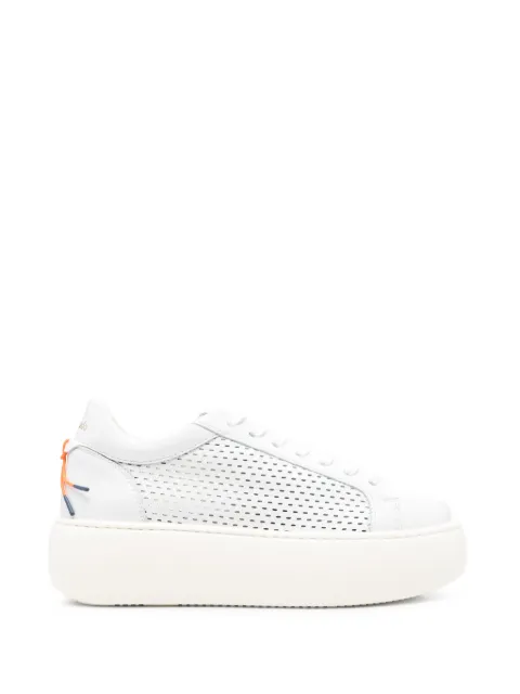 Barracuda perforated platform sneakers White BD1485