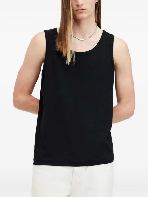 AllSaints ribbed-knit vest Black M008JB