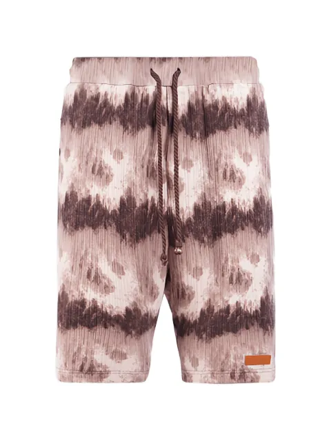 Maison hideout cloud pattern knit shorts Neutrals CLOUDEVEKNITSHO