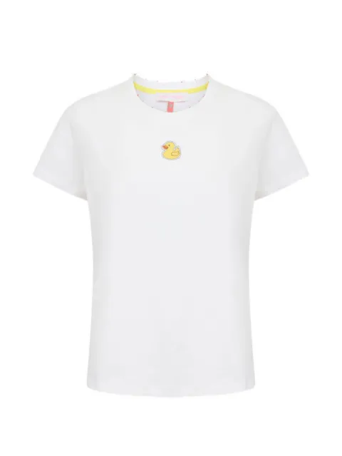 Mira Mikati duck-embroidered T-shirt White TEE004ASS26