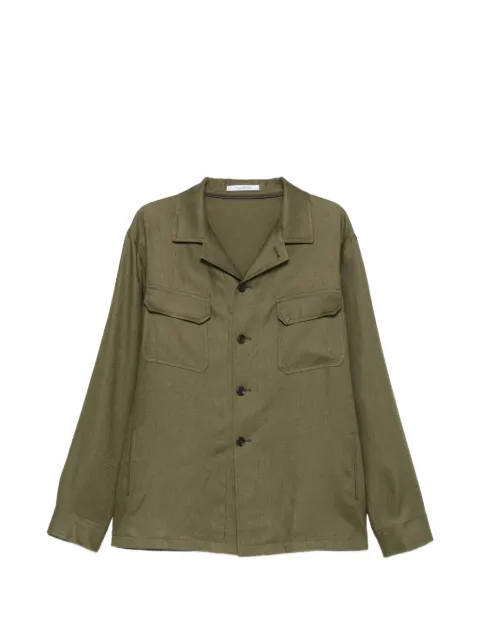 Tagliatore buttoned pocket jacket Green GCALVIN340021