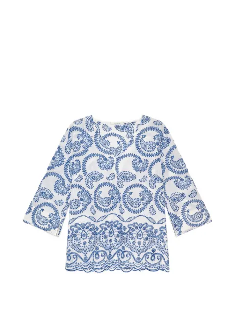 MALIPARMI paisley shirt White JM558115218D8093