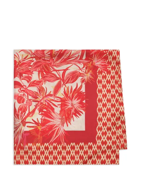 MALIPARMI floral print scarf Red IR002331032B3053