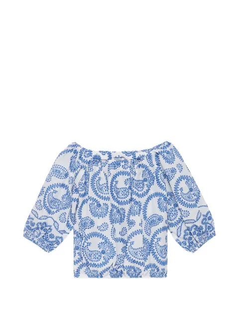 MALIPARMI off-shoulder shirt White JM557715218D8093