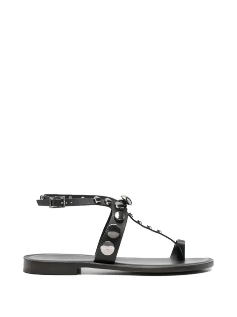 Donnarì studded flat sandals Black GD10A