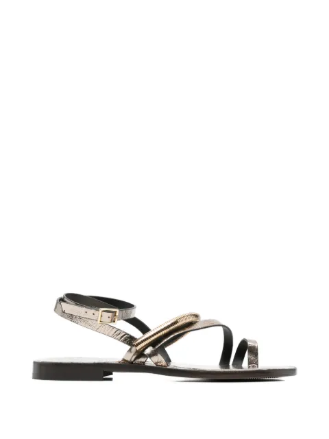 Donnarì ankle-strap sandals Gold GD32A