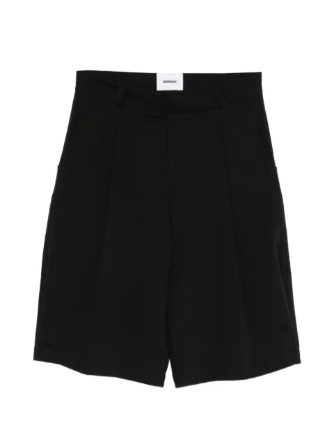 Bonsai pleated shorts Black PT022V3
