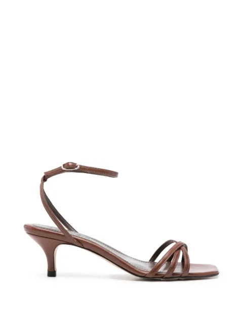 Augusta strappy leather sandals Brown UMACHOCOLATE