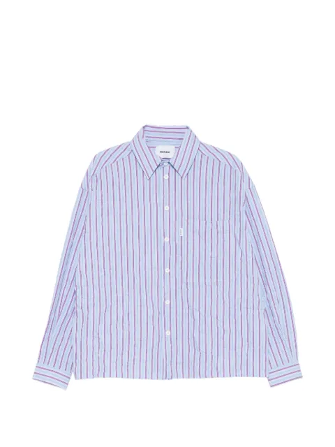 Bonsai striped pocket shirt Blue SH005002