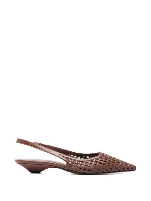 Augusta woven harper pumps Brown HARPERWOVENCHOCOLATE