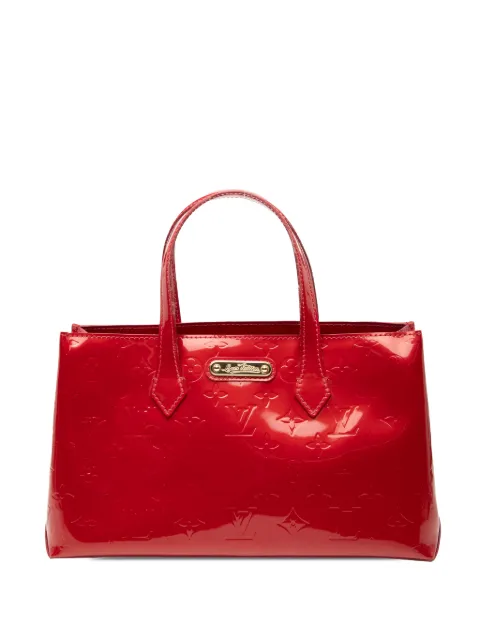 Louis Vuitton Pre-Owned 2009 Monogram Vernis Wilshire PM handbag Red 3L95LOW8TV3DGPOE