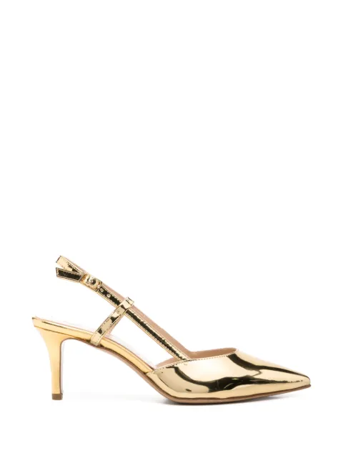 Fabio Rusconi pointed-toe slingback pumps Gold E2472OSCAR