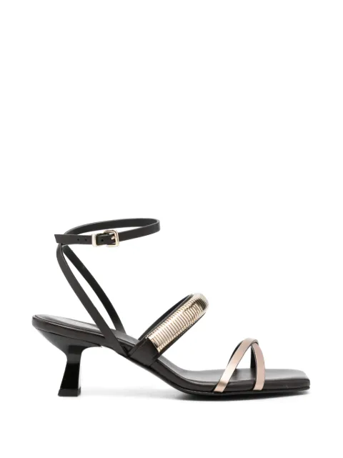 Donnarì metallic-strap sandals Black GD61G