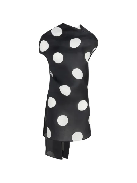 KHAITE polka-dot dress Black 56243020661