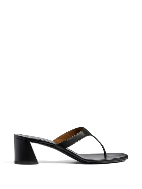 KHAITE T-bar sandals Black F31061028200