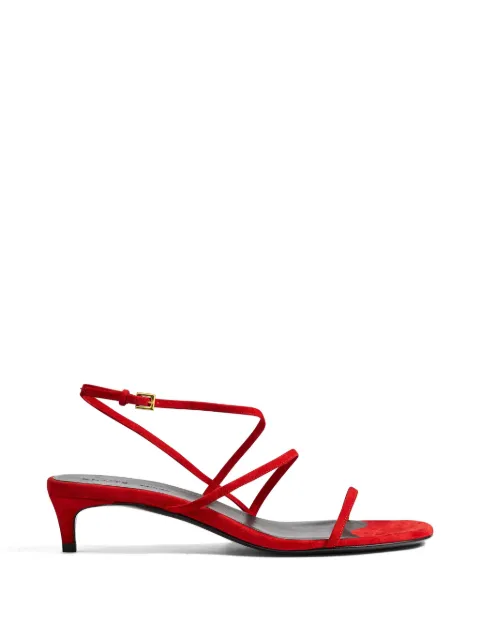 KHAITE Loop kitten heel sandals Red F3076849699