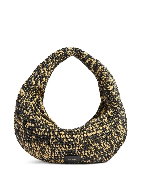 KHAITE medium Olivia logo-motif shoulder bag Black H6019744294