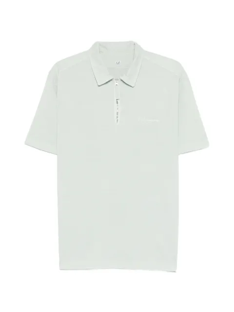 C.P. Company zip polo shirt Green 20CMPL260A006057O804