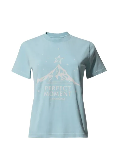 Perfect Moment graphic T-shirt Blue W3001369