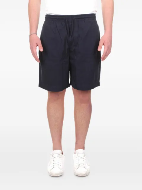 Woolrich elasticated-waistband drawstring shorts Blue CFWOSH2000MRUT4132