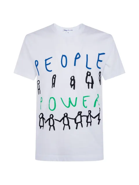 Comme Des Garçons Shirt graphic-print T-shirt White FQT037