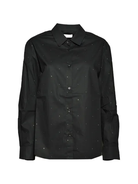 MC2 Saint Barth crystal-embellished shirt Black MDH00101446LSTRASS00