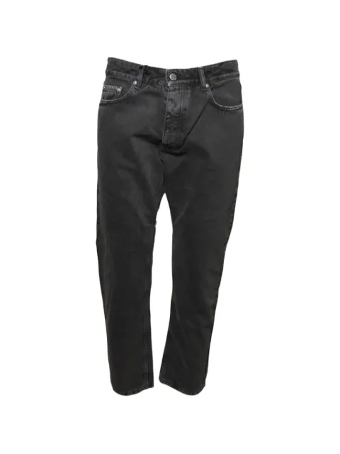 ICON DENIM star-embroidered washed jeans Black JOSHPT8879BLA