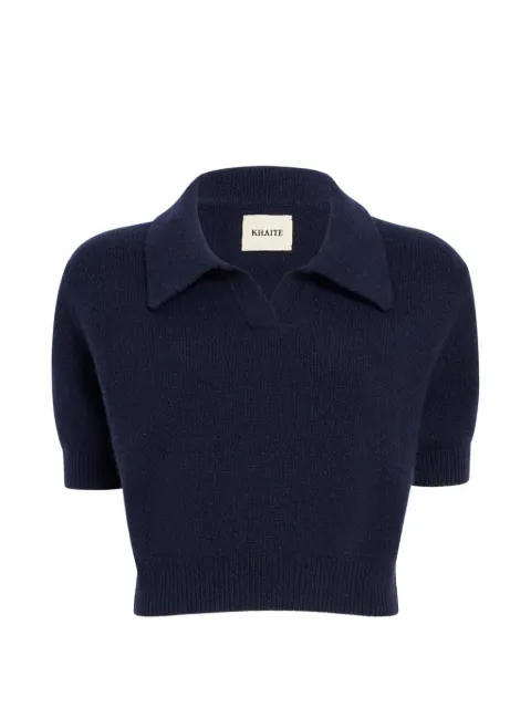 KHAITE Leni knit sweater Blue 18203534358