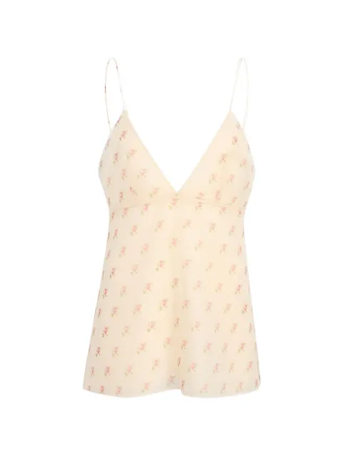 KHAITE patterned top Pink 24663436510