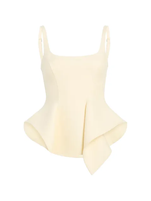 KHAITE peplum top Neutrals 2469218121