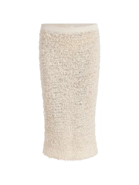 KHAITE textured skirt Neutrals 18173463101