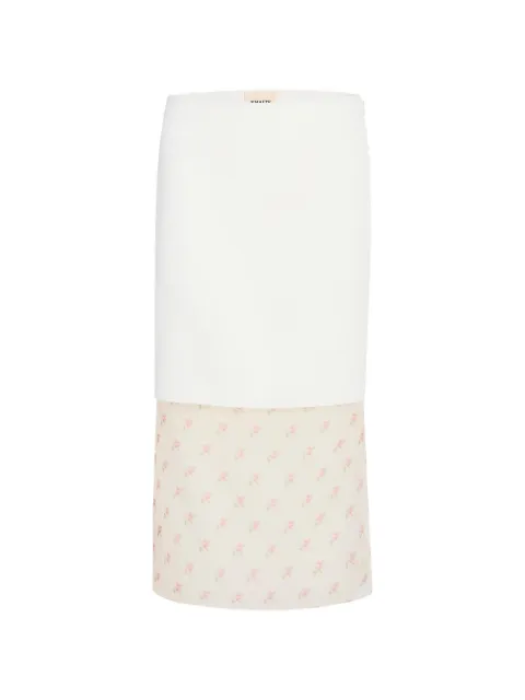 KHAITE Sybil skirt White 41844070690