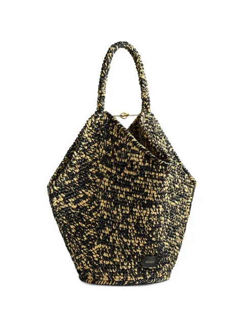 KHAITE logo-patch tote bag Black H1047744294