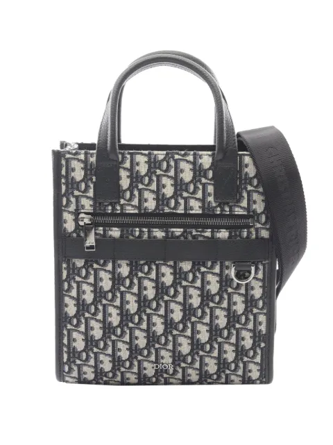 Christian Dior Pre-Owned 2021-2026 Oblique Safari North-South satchel Brown EQJLV4C4RHPFQ32J
