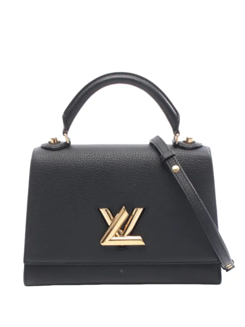 Louis Vuitton Pre-Owned 2020 Taurillon Twist One Handle MM satchel Black UEMXGMB5ZFOQ62MO