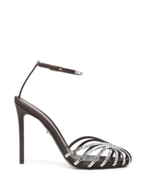 Alevì Penelope embellished-strap sandals Brown L26SC0150222X09