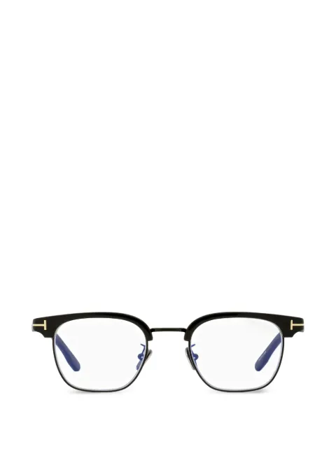 TOM FORD Eyewear TF5932-D-B browline glasses Black FT5932DB47001