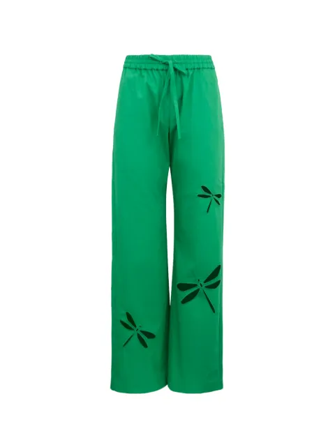 Mira Mikati cut-out trousers Green TRS031A