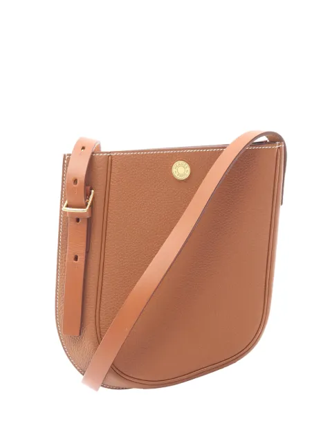 Hermès Pre-Owned 2021 Togo Perspective Cavaliere 21 crossbody bag Brown 6L9WE9LGDAZMPDJ9