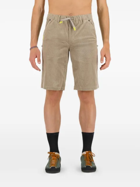 KARPOS Lares drawstring-fastening corduroy shorts Neutrals 2521083