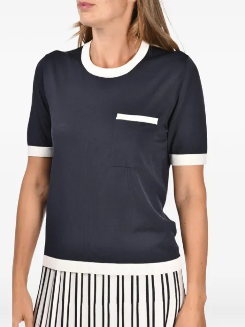 Gran Sasso chest-pocket T-shirt Blue 5721027810
