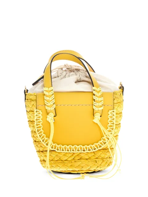CUBA LAB Habanera colourblock tote bag Yellow HABANERAMARIGUELA