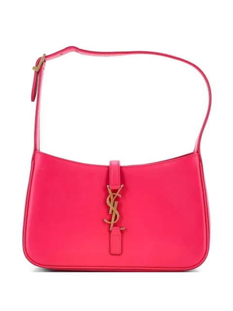 Saint Laurent Pre-Owned Le 5 a 7 Leather Small hobo bag Pink I4RZ2Q20O93DC22S