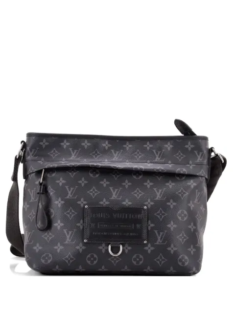 Louis Vuitton Pre-Owned Besace Zippee Messenger Bag Monogram Eclipse Canvas MM crossbody bag Black YMU04LAWMSGH5G1D