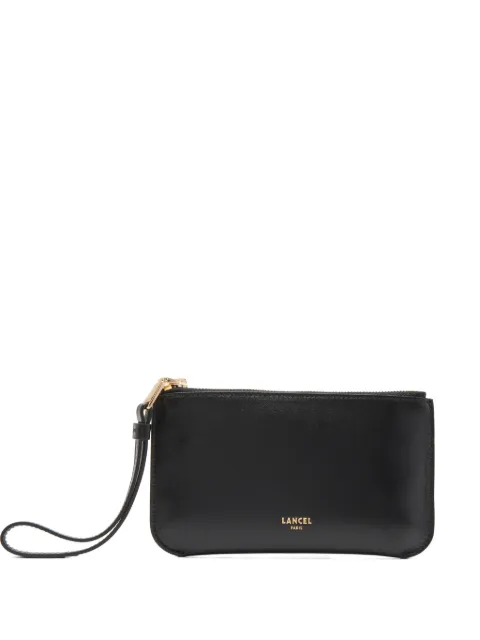 Lancel leather clutch bag Black A1403120TU