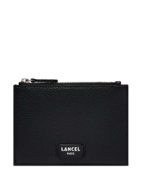 Lancel gusset zip cardholder Black A1407910TU