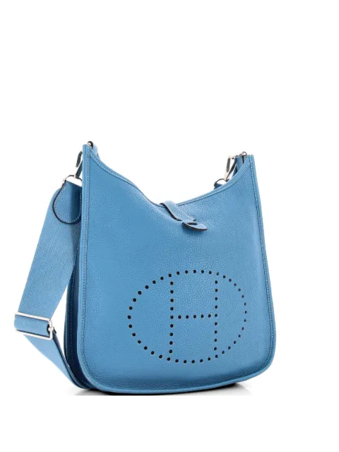 Hermès Pre-Owned Evelyne Bag Gen III Clemence PM crossbody bag Blue FV2QCUH4DQ5MHSES