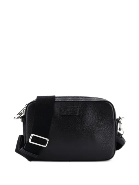 Gucci Pre-Owned Camera Bag Leather and GG Coated Canvas Small crossbody bag Black GMS7UGQCZA1CX0GP