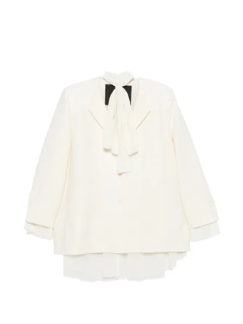 Eleh layered blazer Neutrals SS260372