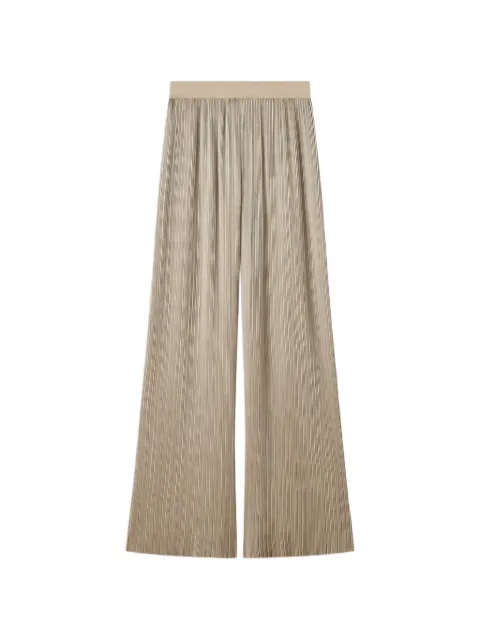 JOSEPH Amber pleated satin trousers Neutrals JF0097230801POWDER